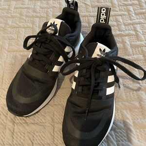 Adidas Black and White Sneakers